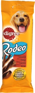 Ласощі для дорослих собак З яловичиною Rodeo Pedigree м/у 70г