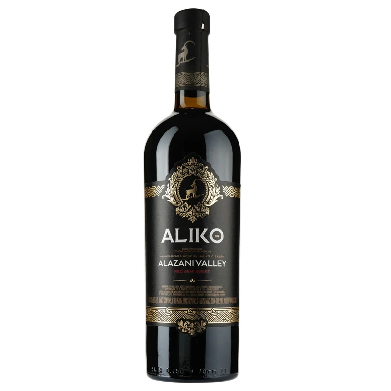 Вино червоне напівсолодке Alazani Valley Aliko C&amp;W, 0.75 л