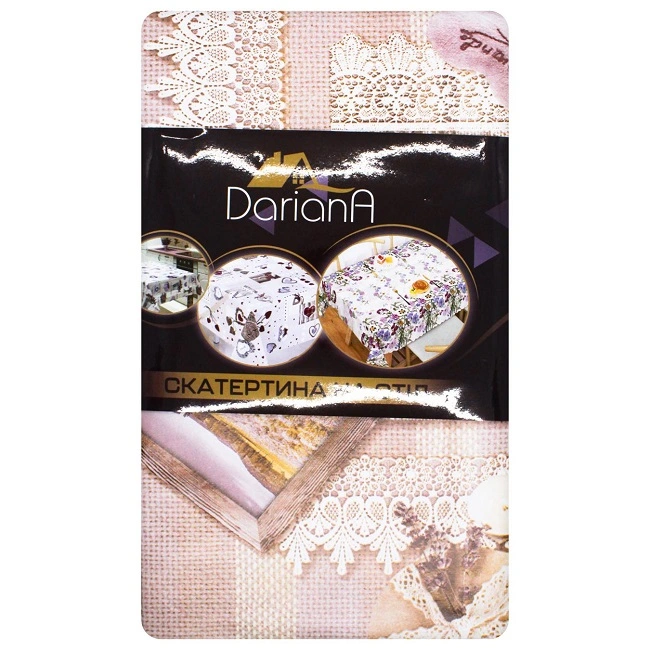 Скатертина для столу прозора 135*100 см Dariana, 1 шт