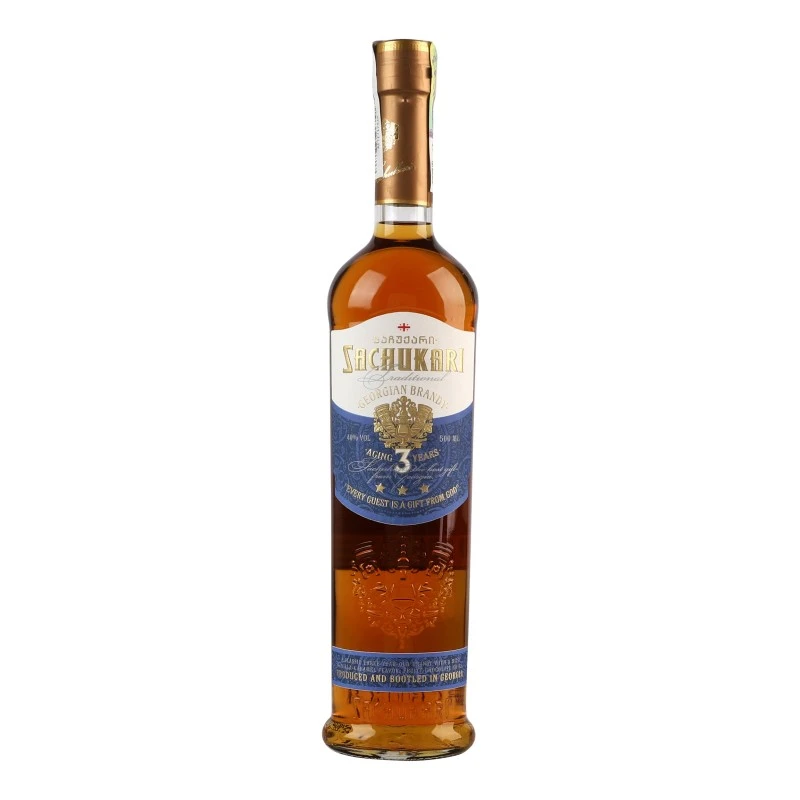 Бренді 3 роки грузинський Sachukari, 0.5 л