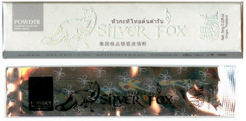 Жіночий збуджуючий порошок Silver Fox