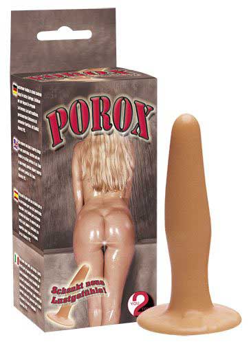 Анальна пробка Porox, 12 х 2,5 см (без пакування)