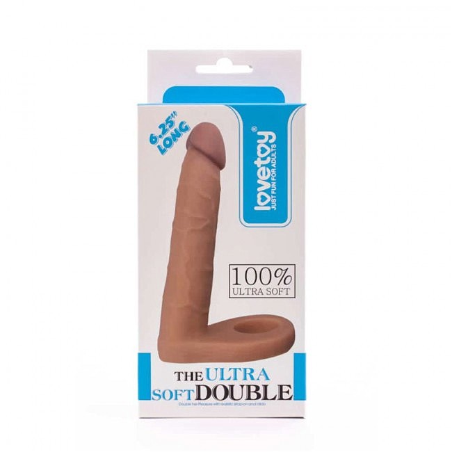 Насадка для подвійного проникнення The Ultra Soft Double, 15 х 2,8 см