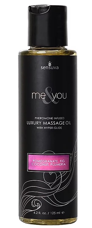 Масажна олія Sensuva - Me&You Wild Passion Fruit & Island Guava (125 мл) з феромонами