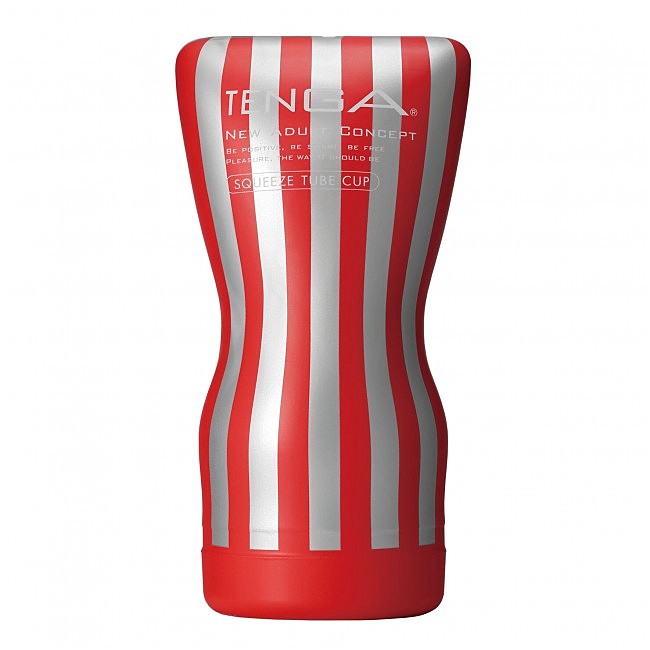 Стискаємий мастурбатор Tenga Squeeze Tube Cup (оновлена версія)