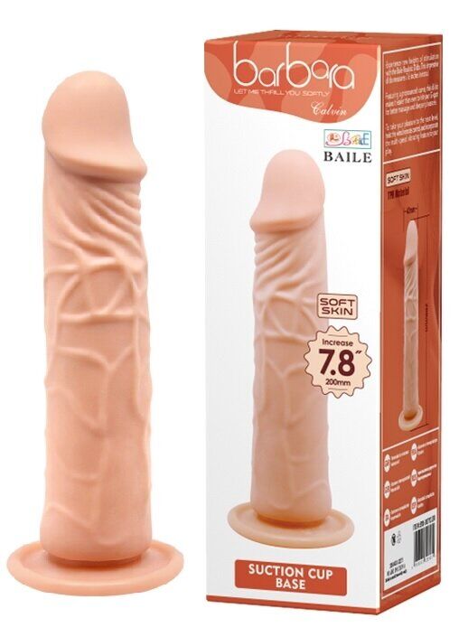 Фаллоімітатор BARBARA 7,8 '' Calvin Flesh 20 см х 4.2 см.