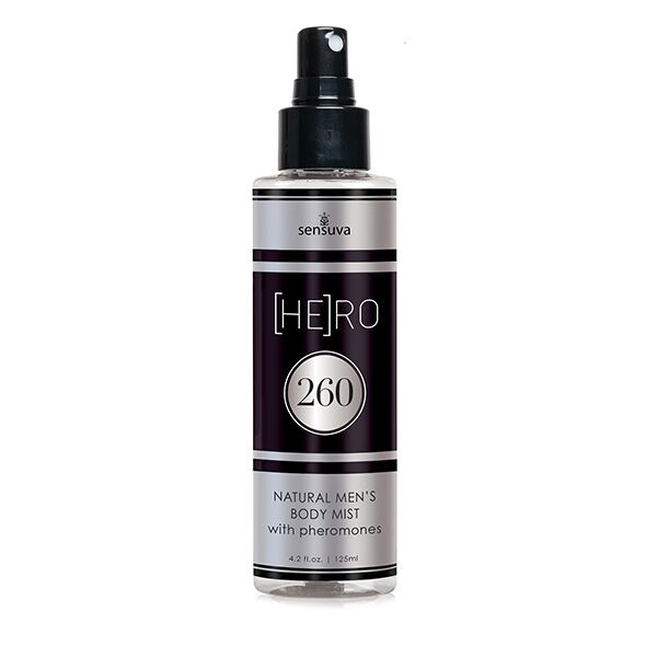 Мужской спрей-мист для тела с феромонами Sensuva HE(RO) 260 Infused Body Mist for Him, 125 мл