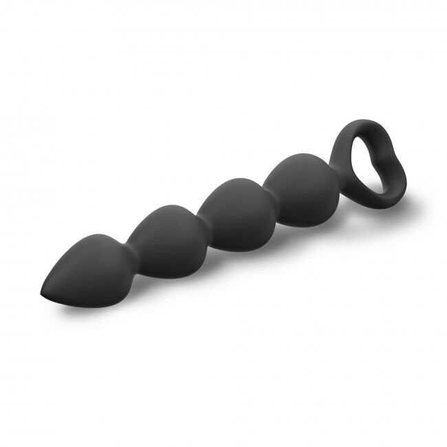 Анальна цепочка Love To Love Bing Bang L Black Onyx, 18,5 х 3,3 см.