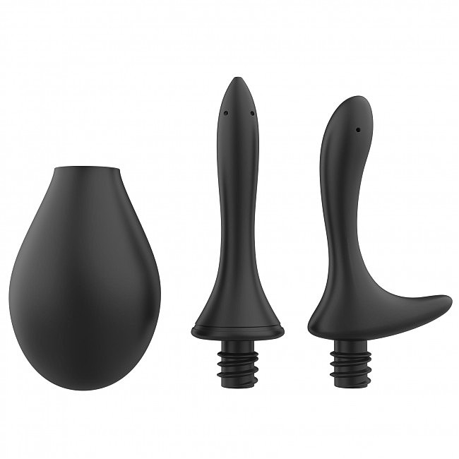 Анальний душ Nexus Anal Douche Set Душ з двома силіконовими насадками, 250 мл