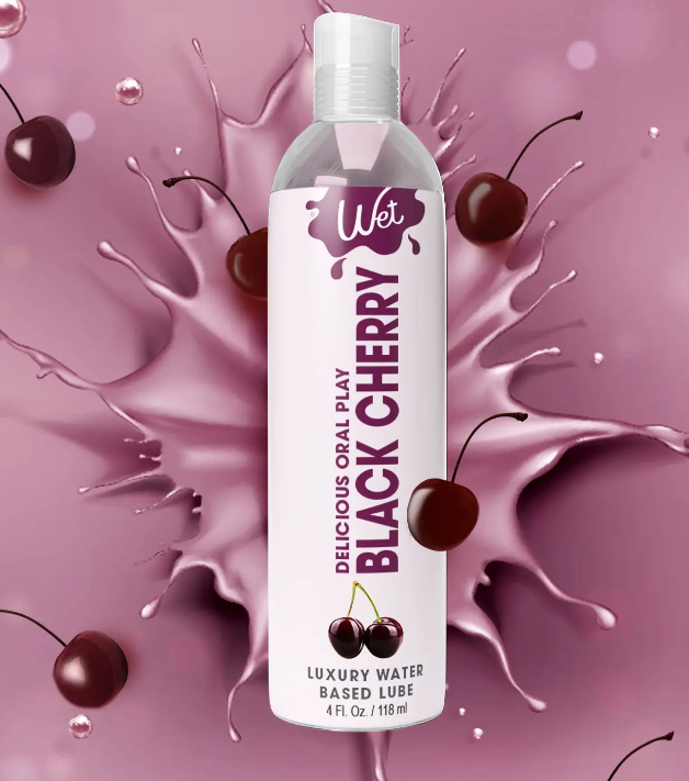 Оральний лубрикант зі смаком черешні Wet Black Cherry 118 мл