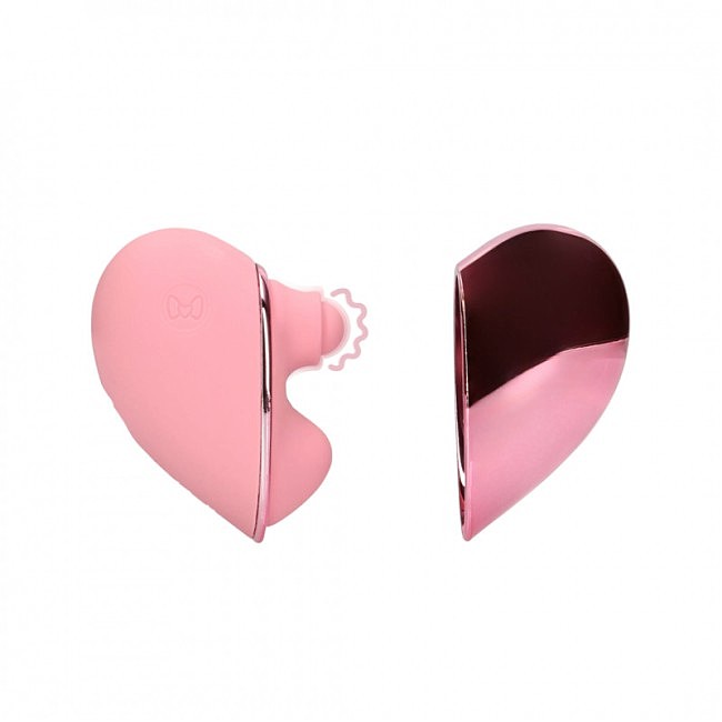 Вібратор-серце Loveline Heart Vibrator, технологія Tapping, 7,5 х 8 см.
