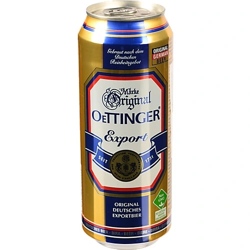 Пиво Oettinger Export 0.5л 5.4% світле
