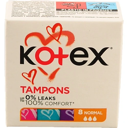 Тампони Котекс нормал 8шт