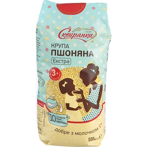Крупа пшоняна Екстра Сквирянка 600г