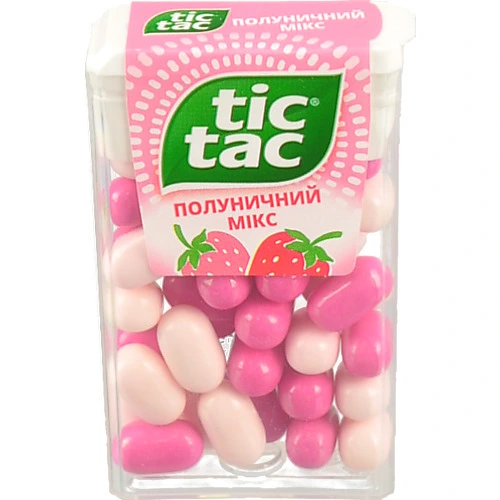 Драже Полуничний мікс Tic Tac п/у 18г
