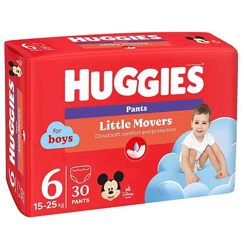 Трусики-підгузники Huggies 6 30шт Хлопчики