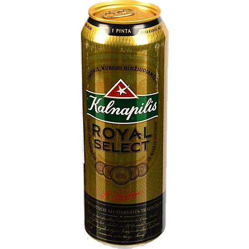 Пиво Kalnapilis Royal Select 0.568 л банка