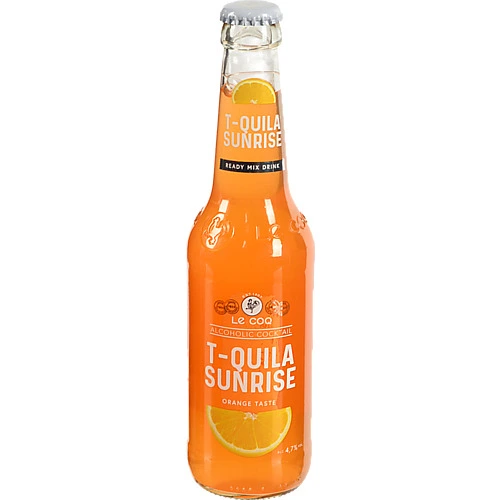 Коктейль Le Coq T-Quila Sunrise слабоалкогольний газований ферментований, 0,33 л