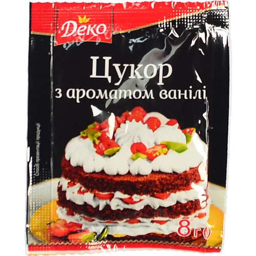 Цукор з ароматом ванілі Деко 8г