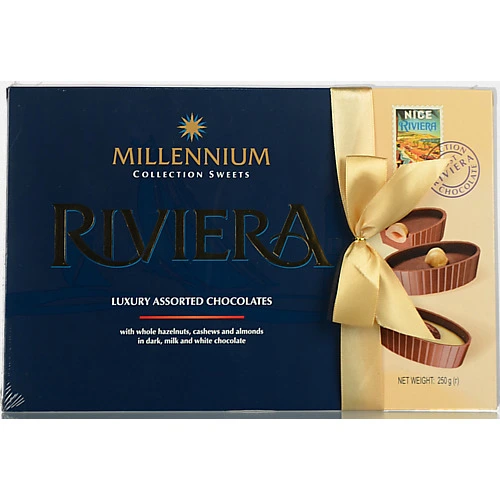 Цукерки шоколадні асорті Riviera Millennium к/у 250г