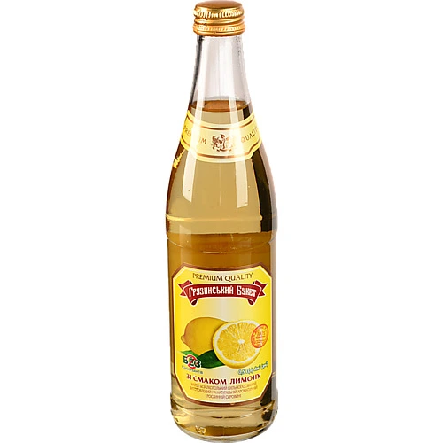 Газована вода Грузинський Букет зі смаком лимона 0.5л