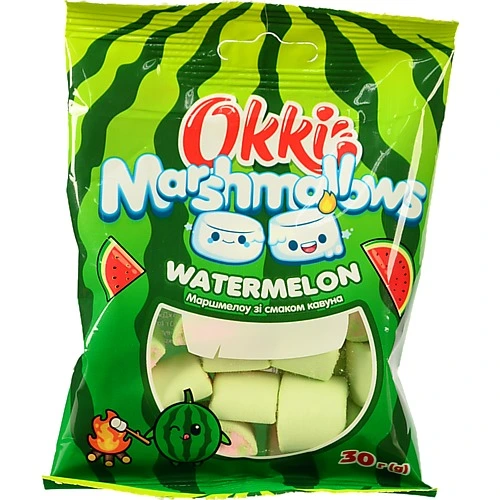 Маршмеллоу Okki 30г watermelon кавун