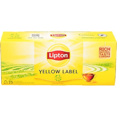 Чай чорний Lipton Yellow Label 25 пакетиків