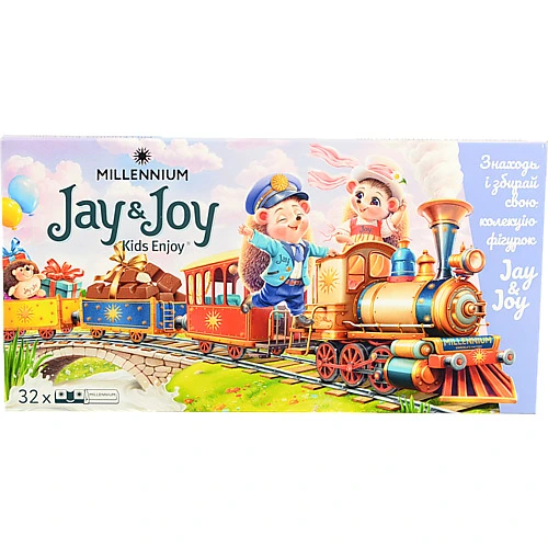 Шоколад Millennium JayJoy молочний з молочною начинкою 360г