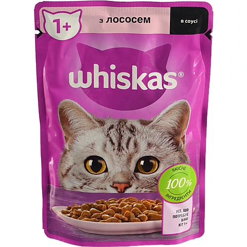 Корм Віскас 85г лосось в соусі