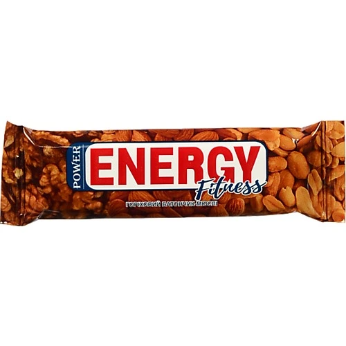 Батончик-мюслі горіховий Power Energy Fitness, 30 г