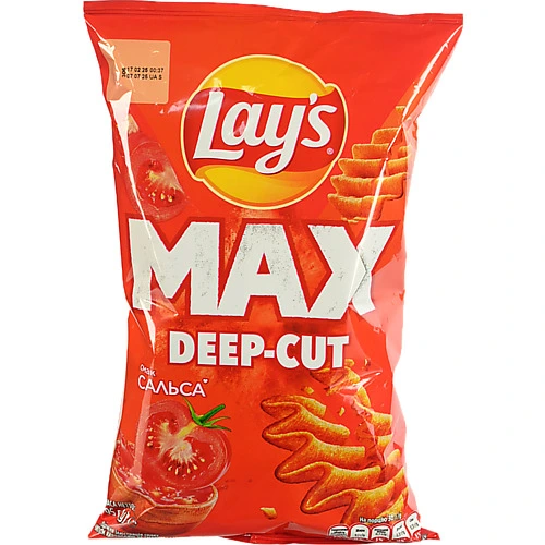 Чипси картопляні Сальса Deep-cut Max Lay's м/у 95г
