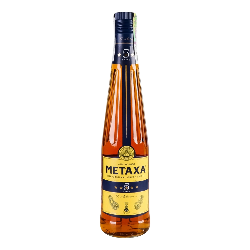 Бренді Metaxa 5 Stars, 0,5 л, 38%