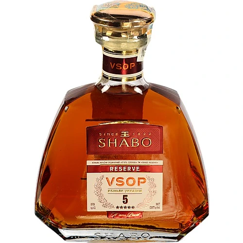Коньяк Shabo Reserve VSOP 5 зірок 40% 0,5 л