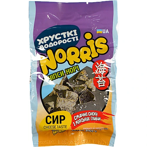 Чипси норі з сиром Norris м/у 25г
