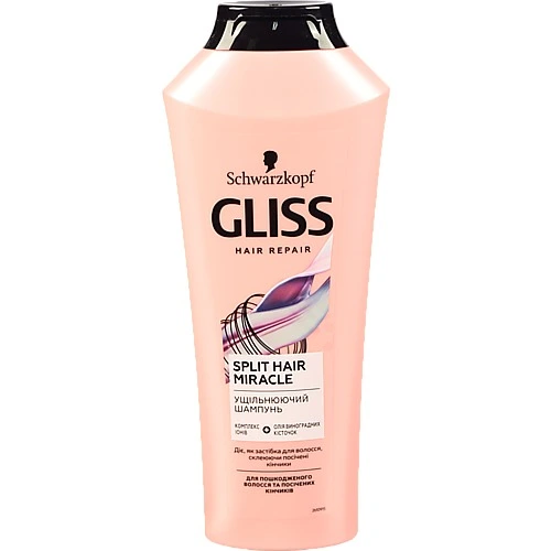 Шампунь для волосся Split Ends Miracle Gliss 400мл