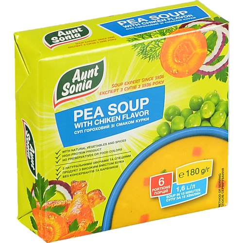 Суп гороховий з куркою Тьотя Соня м/у 180г