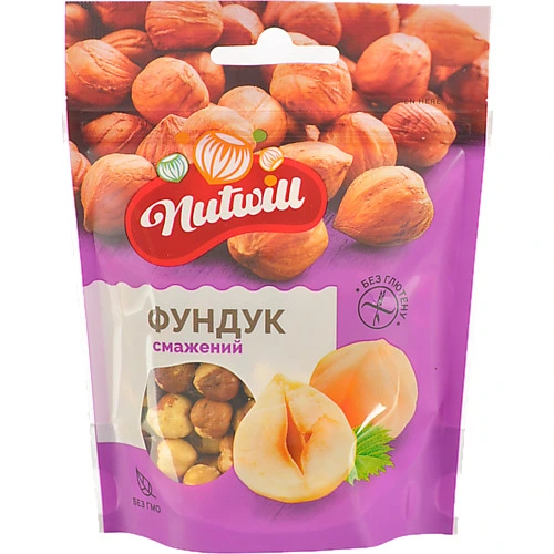Фундук Nutwill смажений д/п, 100 г