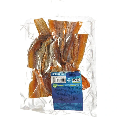 Путасу шматочки Seastar з паприкою бурштинова солено сушена
