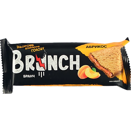 Сендвіч Brunch зі шматочками натурального абрикоса, 56 г