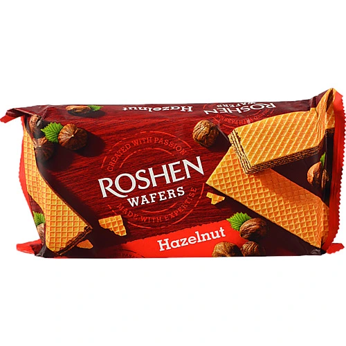 Вафлі Рошен Горіхові 216г