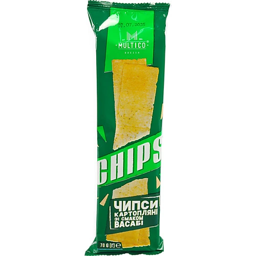 Чипси Multico 70г васабі
