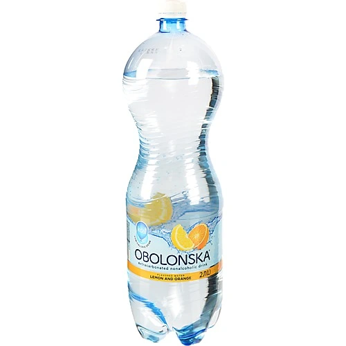 Напій безалкогольний сильногазований зі смаком лимона і апельсина Оболонська п/пл 2л