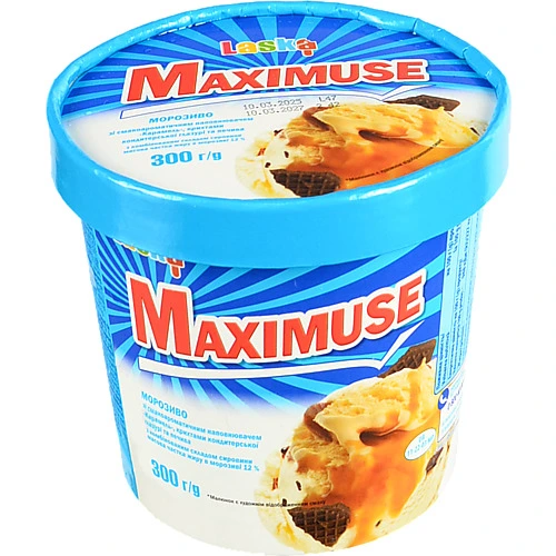 Морозиво 12% Maximuse Laska ст 300г