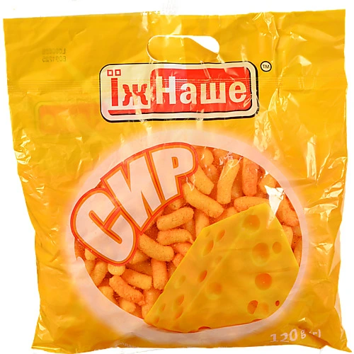 Кукурудзянi палички Їж Наше 120г сир