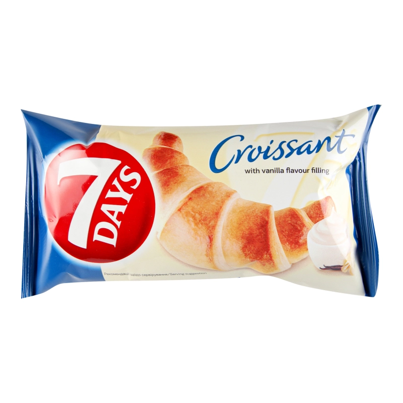 Круасан з начинкою зі смаком ванілі 7 Days м/у 60г