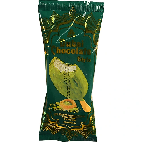 Морозиво Рудь 55г ескімо Дубайський шоколадний стиль