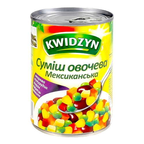 Суміш овочева Kwidzyn 400г мексиканська з.б