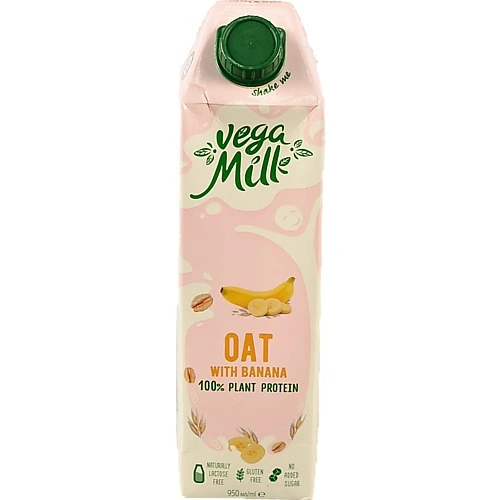 Напій вівсяний 1.5% з бананом ультрапастеризований Oat&Banana Vega Milk т/п 950мл