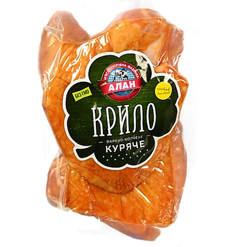 Крило куряче варено-копчене Алан, вищий гатунок