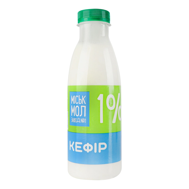 Кефір 1% Міськмолзавод 1 500мл пляшка